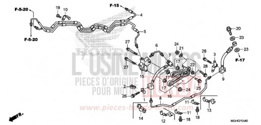 BRAKE HOSE VFR1200XDLG de 2016